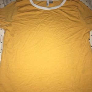 Mustard yellow t-shirt